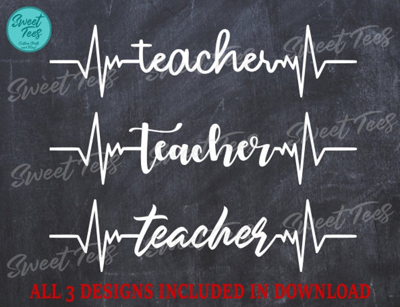 teacher heartbeat svg teacher heartbeat svg