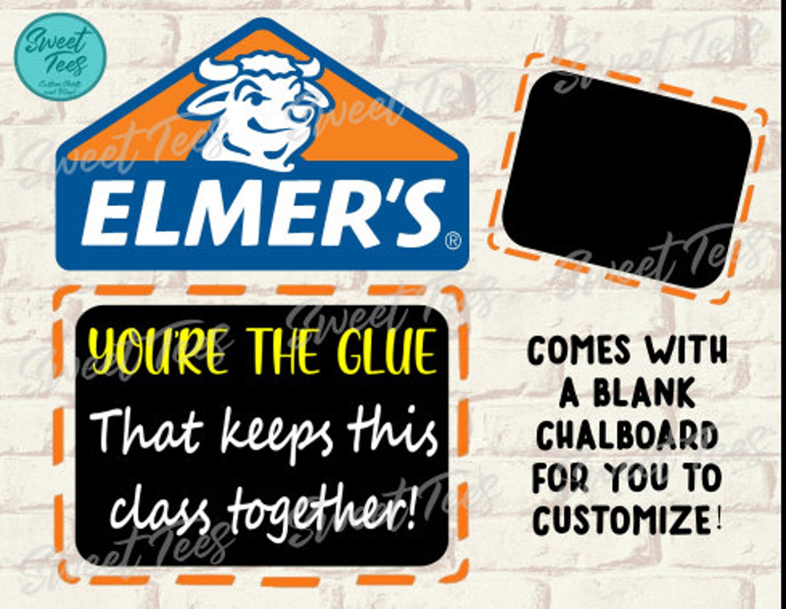 Elmer's Glue SVG PNGElmers Glue Cut FileElmers Glue Etsy