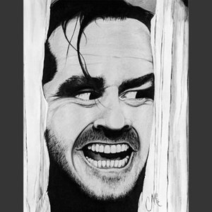 The Shining Jack Torrance Portrait Art Poster