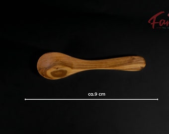 Mini spoon, coffee spoon, spice spoon made of olive wood/ 9 cm, handmade