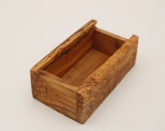 Collection box made of olive wood without hand grater, cheese grater, parmesan grater, box, handmade