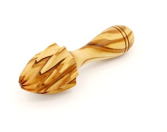 Lemon squeezer, 15 cm | made of olive wood | Handmade