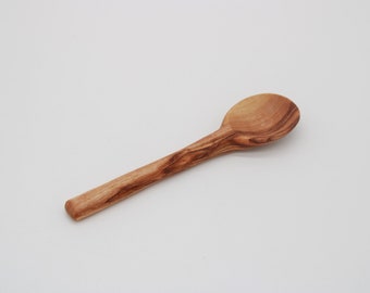 Olive wood tablespoon / L 13 cm , handmade