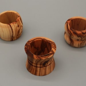 Olive Wood Napkin Ring – Handmade – Choose Shape – Rustic Table Decor – Natural Napkin Holder – Eco Gift – Unique Wood Decor