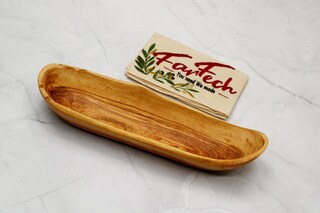 Vassoio In Legno D'ulivo SOLTAKO La Rustica - Grande Ciotola Rustica Per Spuntini In Legno D Piatto Per Formaggi E Salumi