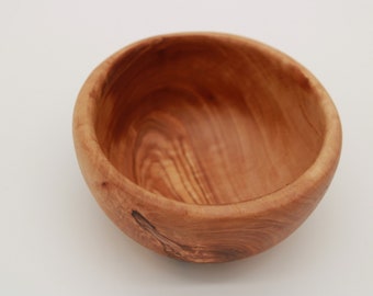 Wooden bowl Ø 9 -10 cm, made of olive wood, handmade