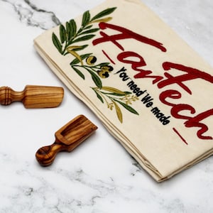 Gewürzschaufel 6 cm Olivenholz | Handgemacht | Kleine Holzschaufel für Gewürze Salz Tee Kaffee | Natürliche Küchendeko