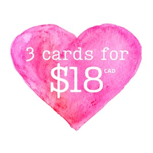 Ensemble de cartes de vœux / Pack de cartes de vœux / 3 cartes de vœux / Cartes de mélange et d’appariement / Choisissez votre propre ensemble de cartes