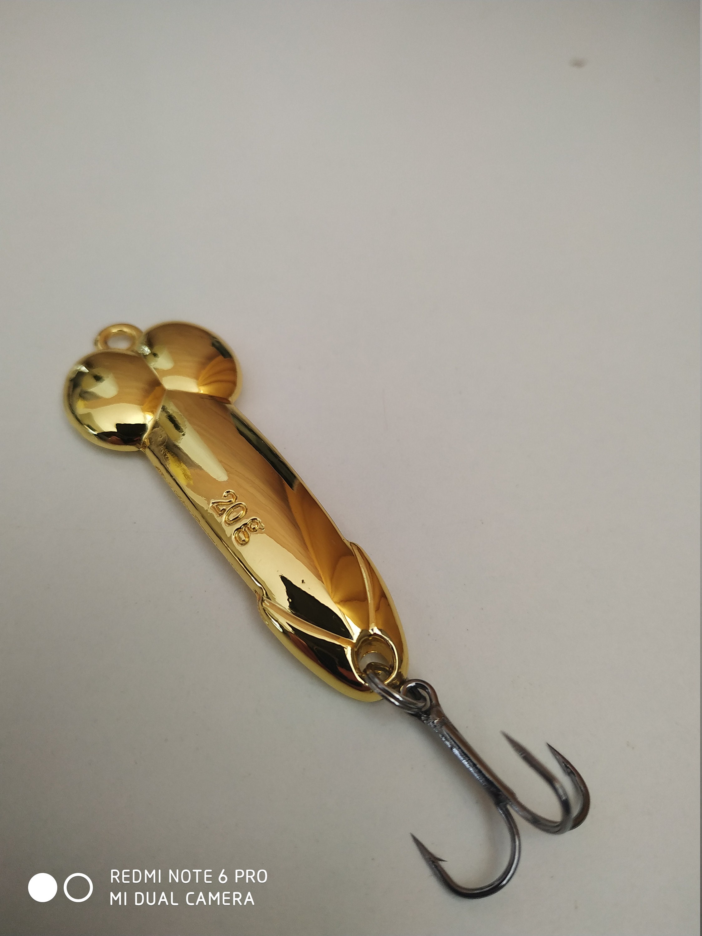 Funny Surprise Golden Coloured Fishing Lure Perfect Present for