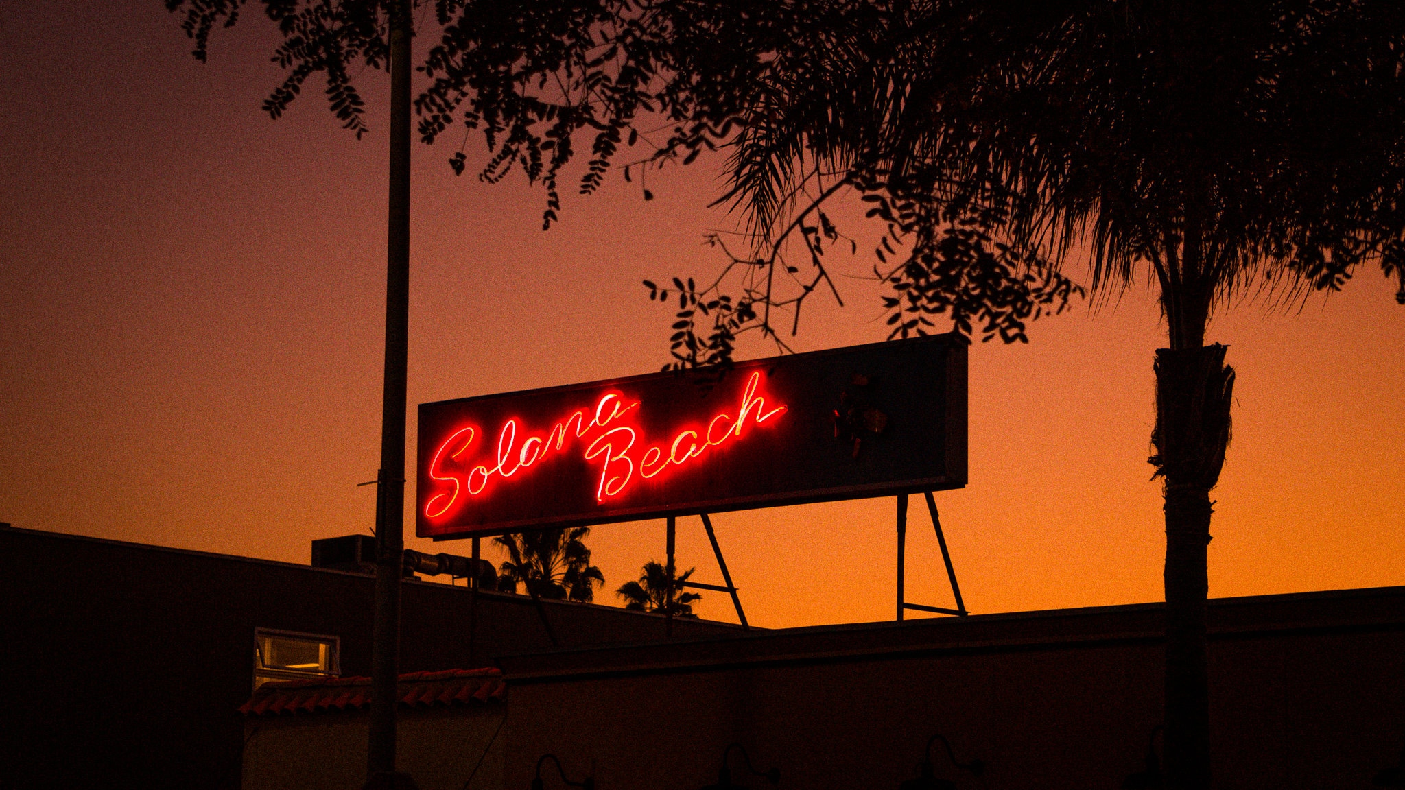 Solana Beach Sunset Neon Sign San Diego California Photo Etsy