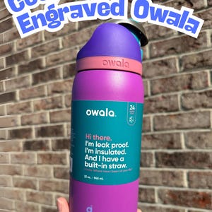Custom Engraved Owala Bottle-Voodoo Owala-32oz Owala-Engraved Owala-Custom Owala-Personalized Owala-Engraved Tumbler-Custom Tumbler