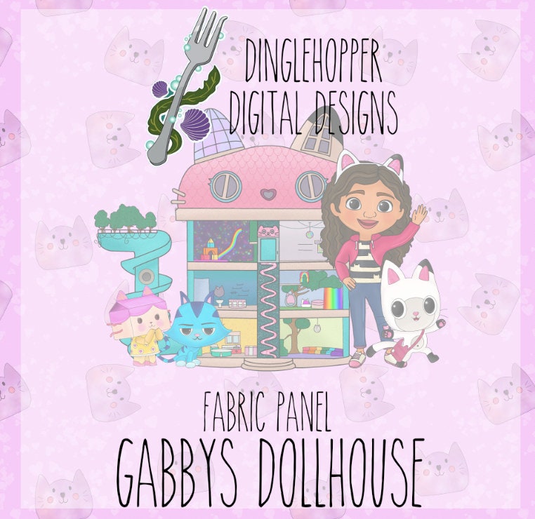 EXCLUSIVE 1 LEFT Gabbys Dollhouse Seamless Gabbys Etsy