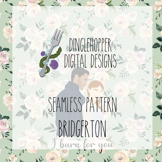 Brigerton Fabric Panel Bridgerton Seamless Bridgerton Etsy