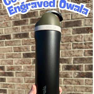Botella Owala grabada personalizada - Forrest Owala - Owala de 24 oz - Owala grabado - Owala personalizado - Vaso Owala personalizado - Vaso personalizado