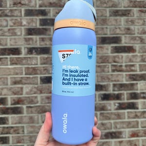 Custom Engraved Owala Bottle-Cloud 9 Owala-32oz Owala-Engraved Owala-Custom Owala-Personalized Owala-Engraved Tumbler-Custom Tumbler