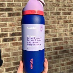 Custom Engraved Owala Bottle-Electric Love Owala-32oz Owala-Engraved Owala-Custom Owala-Personalized Owala-Engraved Tumbler-Custom Tumbler