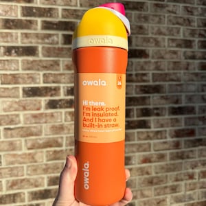 Custom Engraved Owala Bottle-Citrus Crush Owala-24oz Owala-Engraved Owala-Custom Owala-Personalized Owala-Engraved Tumbler-Custom Tumbler