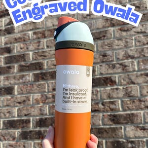 Custom Engraved Owala Bottle-Sand Storm Owala-24oz Owala-Engraved Owala-Custom Owala-Personalized Owala-Engraved Tumbler-Custom Tumbler
