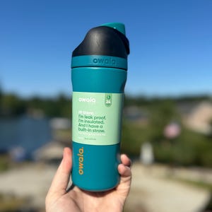 Custom Engraved Owala Bottle-Teal Owala-16oz Owala-Engraved Owala-Custom Owala-Personalized Owala-Engraved Tumbler-Custom Tumbler