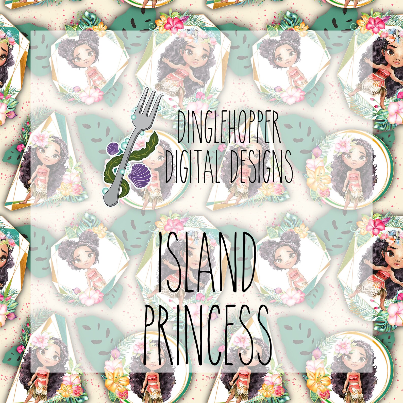 Moana Pattern Moana Seamless Moana Digital Print Moana | Etsy