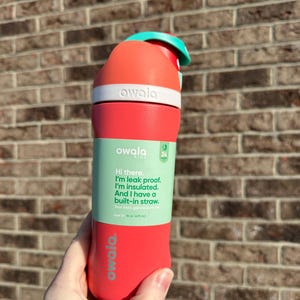 Custom Engraved Owala-Coral Owala-16oz Owala-Engraved Owala-Custom Owala-Personalized Owala-Engraved Tumbler-Custom Tumbler