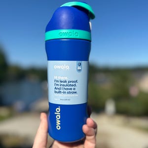 Custom Engraved Owala Bottle-Blue Owala-16oz Owala-Engraved Owala-Custom Owala-Personalized Owala-Engraved Tumbler-Custom Tumbler