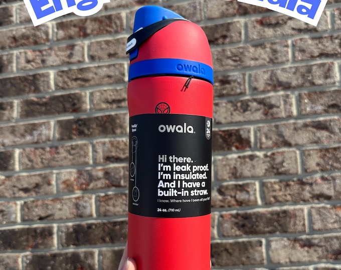 Custom Engraved Owala Bottle-spiderman Owala-24oz Owala-engraved Owala