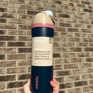 Custom Engraved Owala Bottle-Sleepy Skies Owala-24oz Owala-Engraved Owala-Custom Owala-Personalized Owala-Engraved Tumbler-Custom Tumbler
