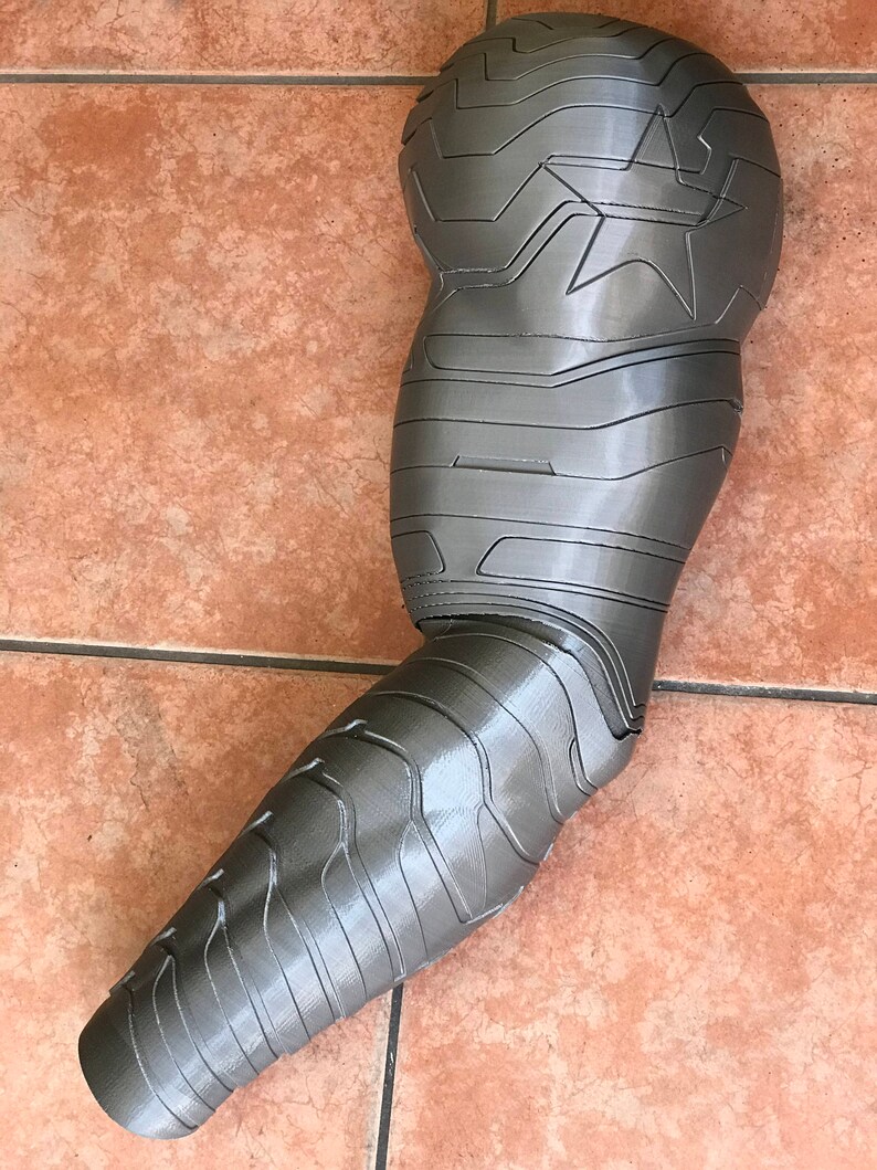 Bucky Barnes Winter Soldier Arm 3D Printed RAW Kit Etsy Polska