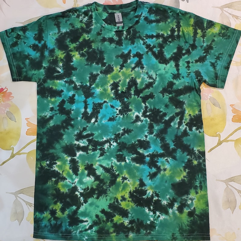 Tie Dye Men's Short Sleeve Shirt
