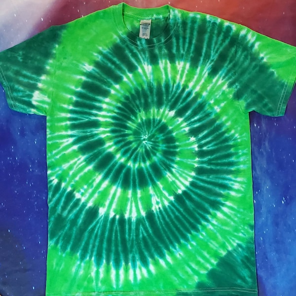 Classic Handmade Short Sleeve Tie-Dye T-Shirt 100% Cotton Gift Quality