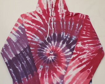 Super Comfy & Colorful Tie-Dye Pullover Hoodie Sweatshirt Gift Quality