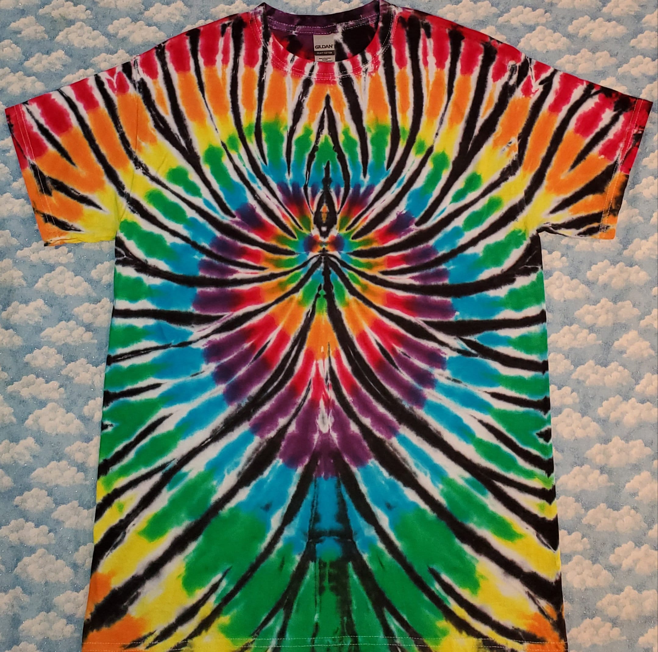 Classic Handmade Short Sleeve Tiedye Tshirt 100 Cotton Gift Etsy