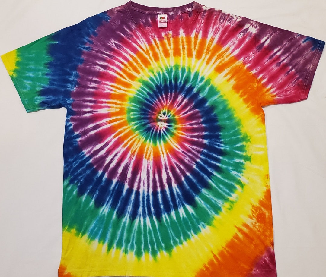 Classic Handmade Short Sleeve Tie-dye T-shirt 100% Cotton Gift - Etsy