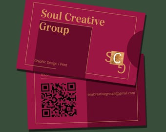 PRINTING - Custom Business Card Printing: 300-350gsm White Stock