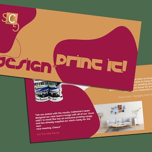 Custom Flyer Printing: 150-350gsm White Stock