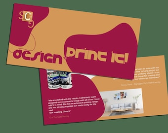 Custom Flyer Printing: 150-350gsm White Stock