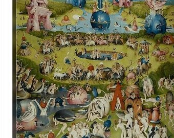 Hieronymus Bosch The Garden Of Earthly Delights 15031515 Etsy