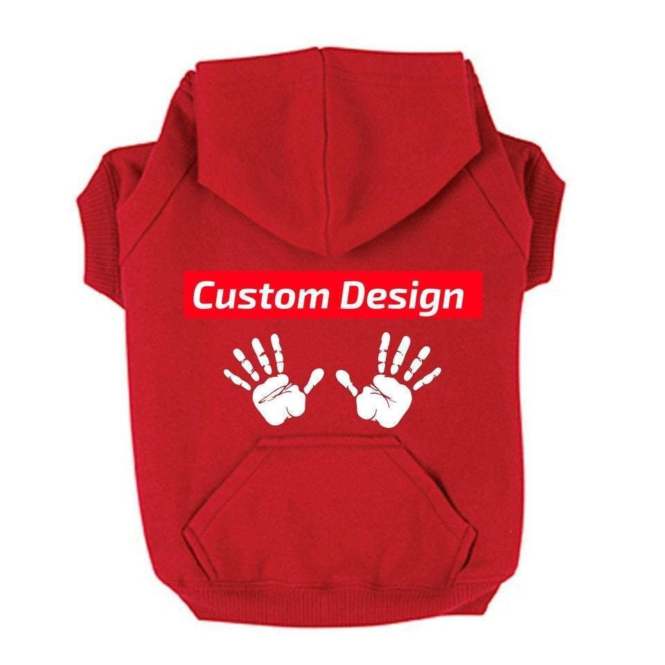 Custom Pet Dog Cat Hoodie Sweater Dog sweater Dog Hoodie Etsy