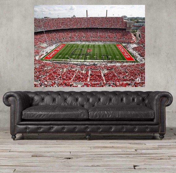 Ohio State Buckeyes Stadium Osu Framed