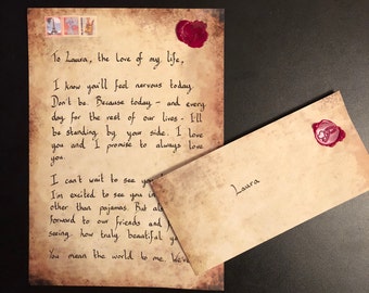 pix Vintage Handwritten Letters Design vintage love letter etsy