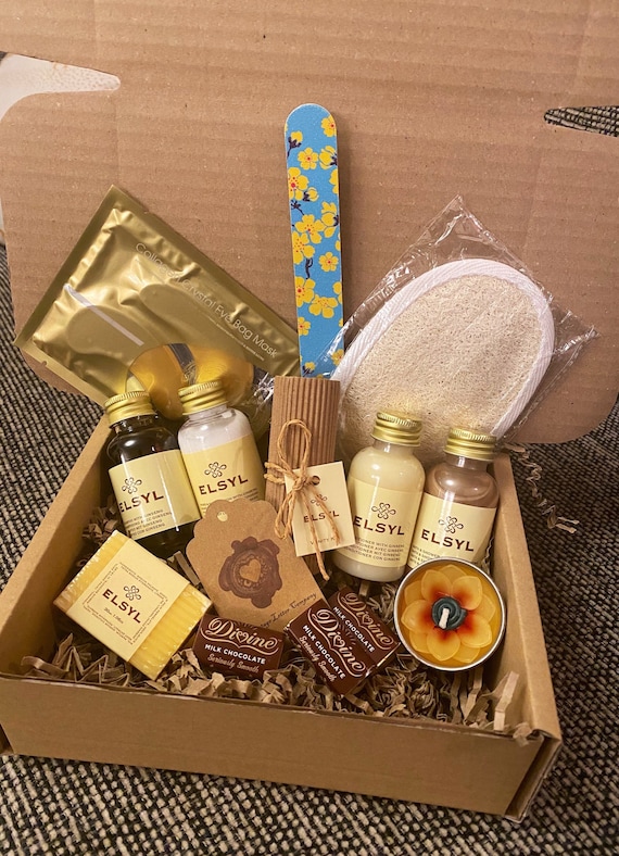 Wellness Box Spa Gift Set Healthy Box Thinking of You Box Get Etsy