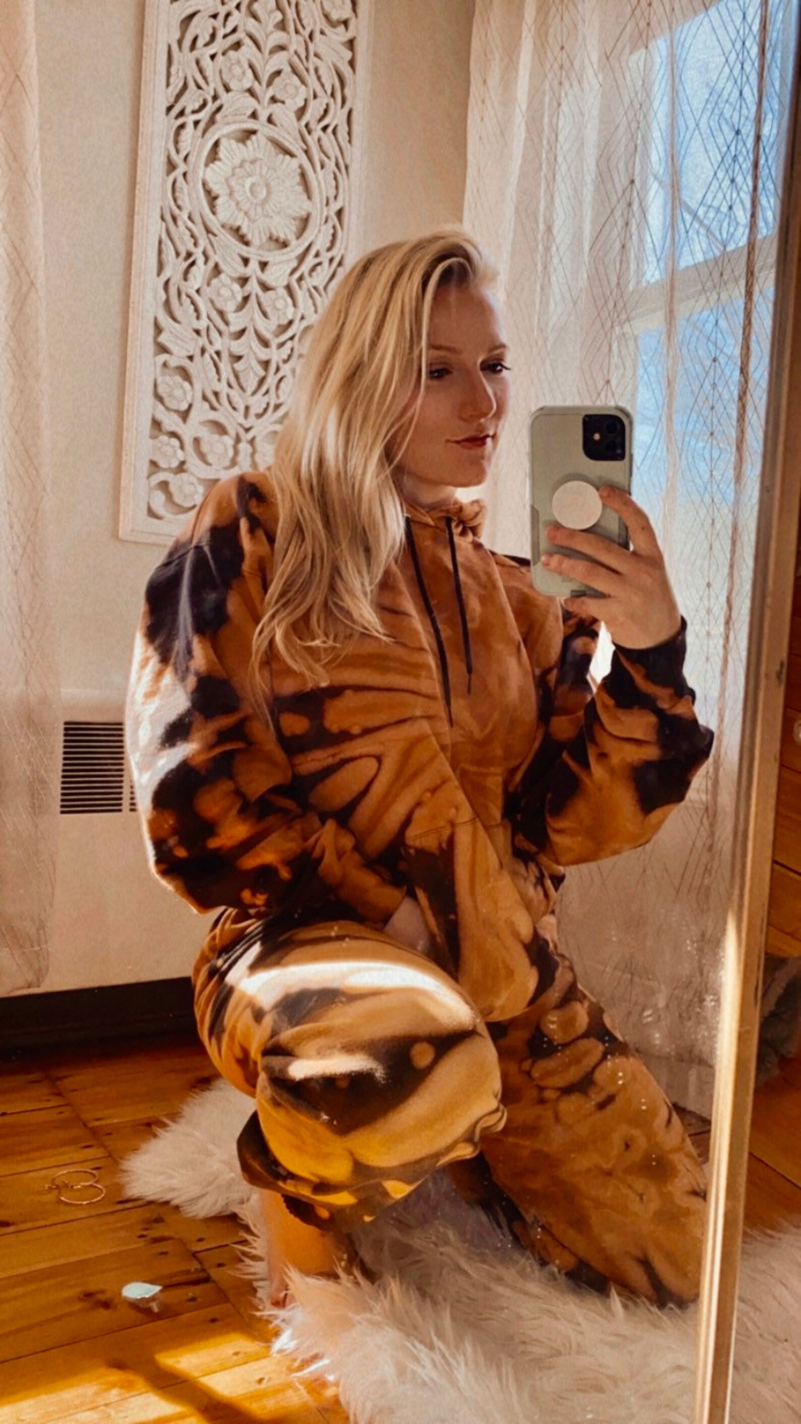 bleached sweatpants