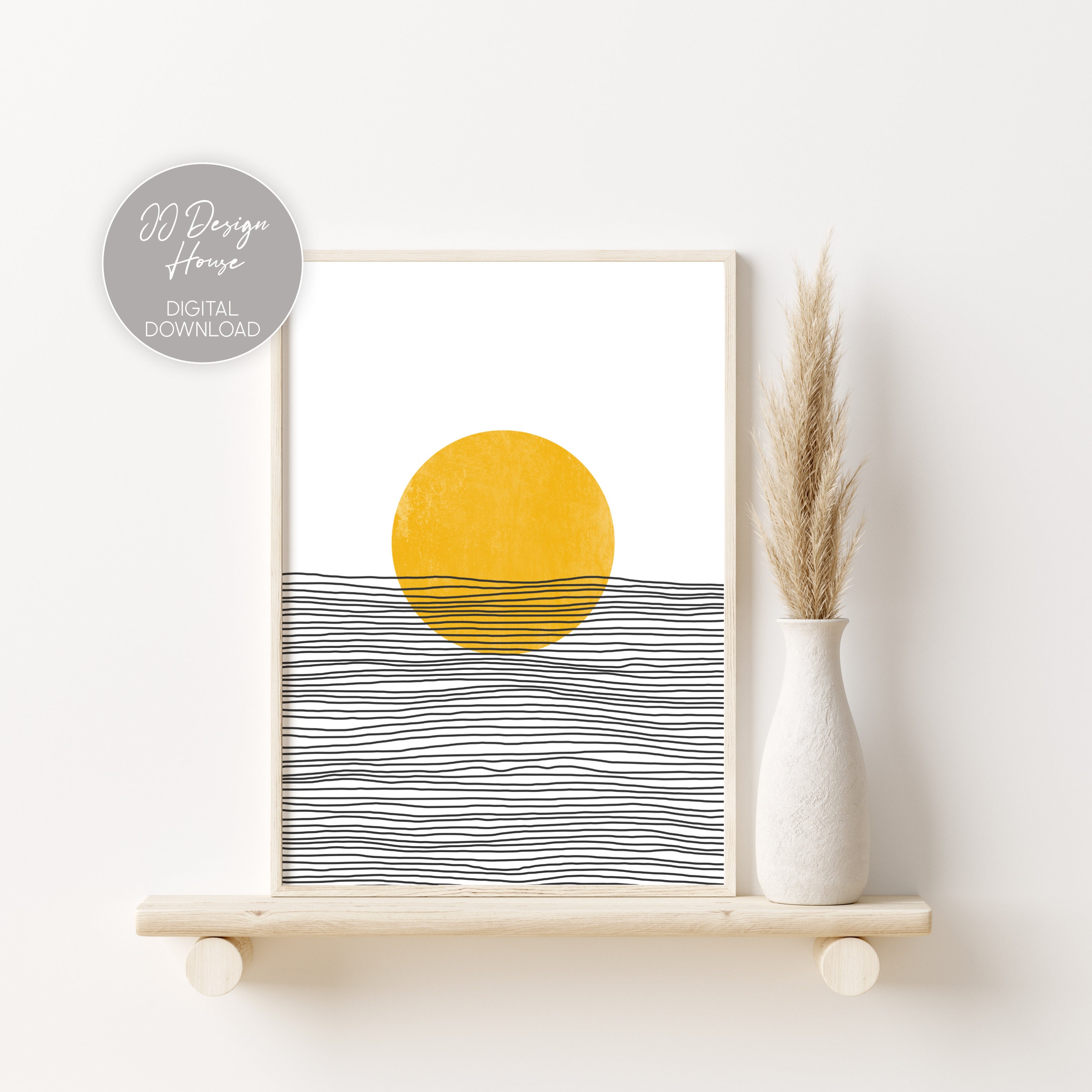 Mustard Art Prints Set of 3 Yellow Wall Art Mustard Wall Etsy 日本