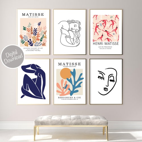onvoorwaardelijk lezing Maak leven Henri Matisse Print Matisse Exhibition Poster Matisse Art - Etsy Denmark