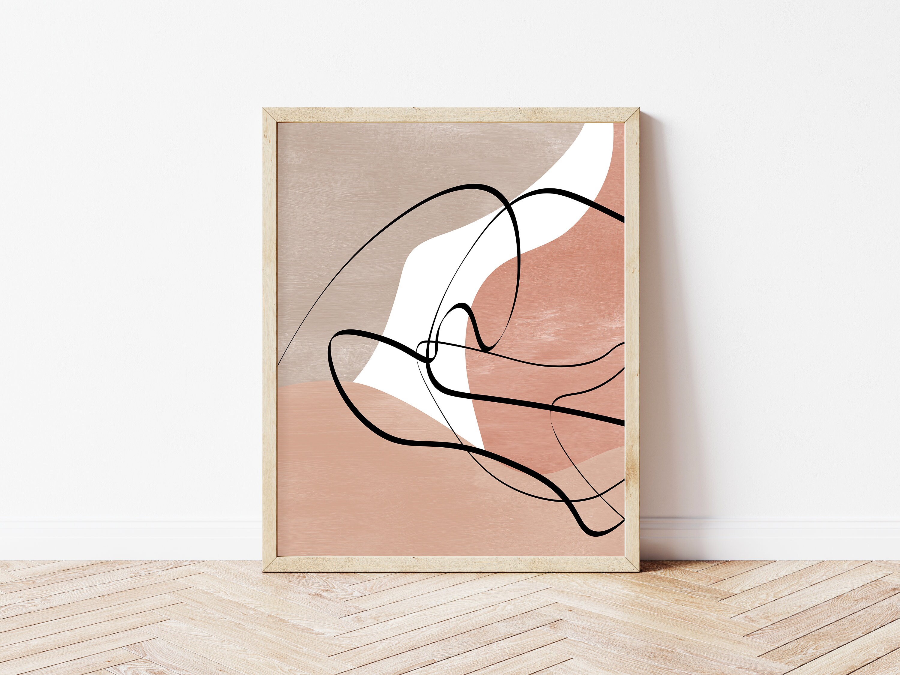 Above Bed Decor Bedroom Wall Decor Over the Bed Abstract | Etsy