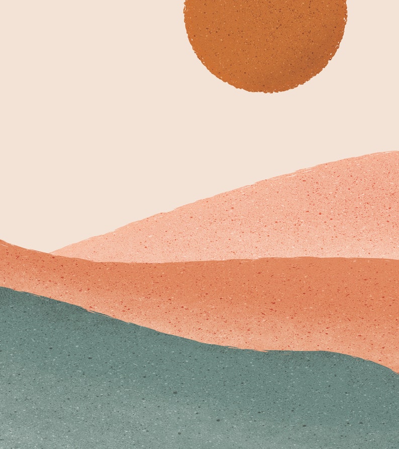 3 Piece Wall Art Mountain Wall Art Gallery Wall Set Etsy