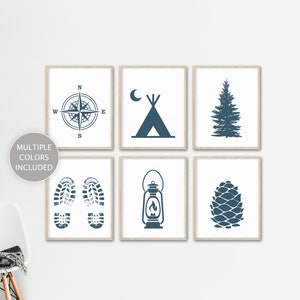 DIGITAL Camper Decor Printable, Lake House Decor, Adventure Awaits, Adventure Wall Art, RV Decor, Travel Nursery Decor, Wilderness Decor