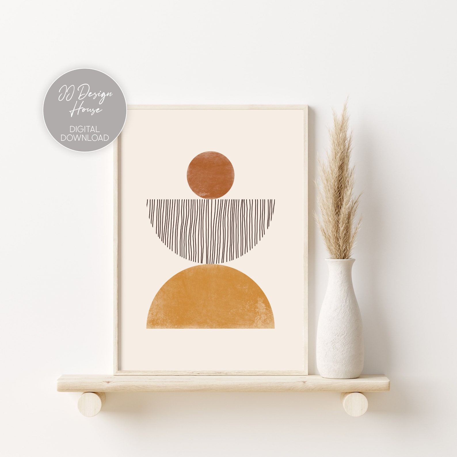 Boho Art Set of 3 Prints Abstract Gallery Wall Set Abstract | Etsy India