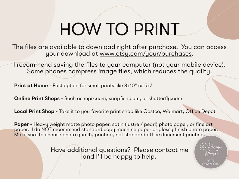 Blue Botanical Wall Art Hydrangea Print Set, 3 Piece Wall Decor